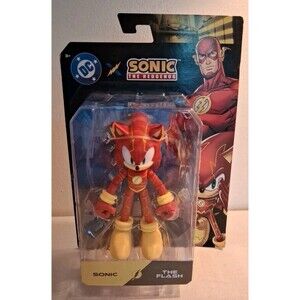 NEW 2025 Jakks Pacific Sonic the Hedgehog 5" DC X  Sonic as The Flash